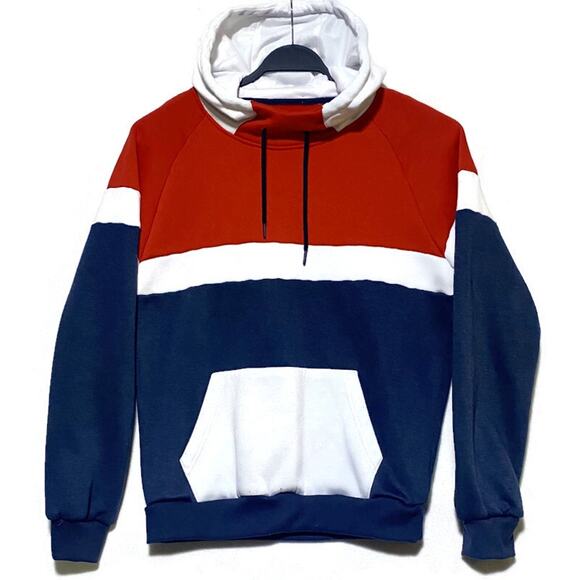 American Legacy Amongst Others Pullover Hoodie Men's Large Red White and Blue - Picture 1 of 7